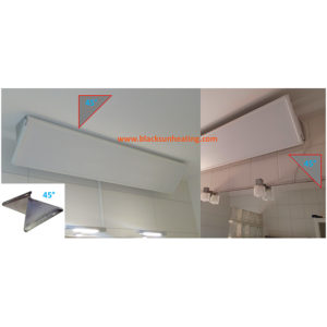 BSH450904 Fixation 45° inox